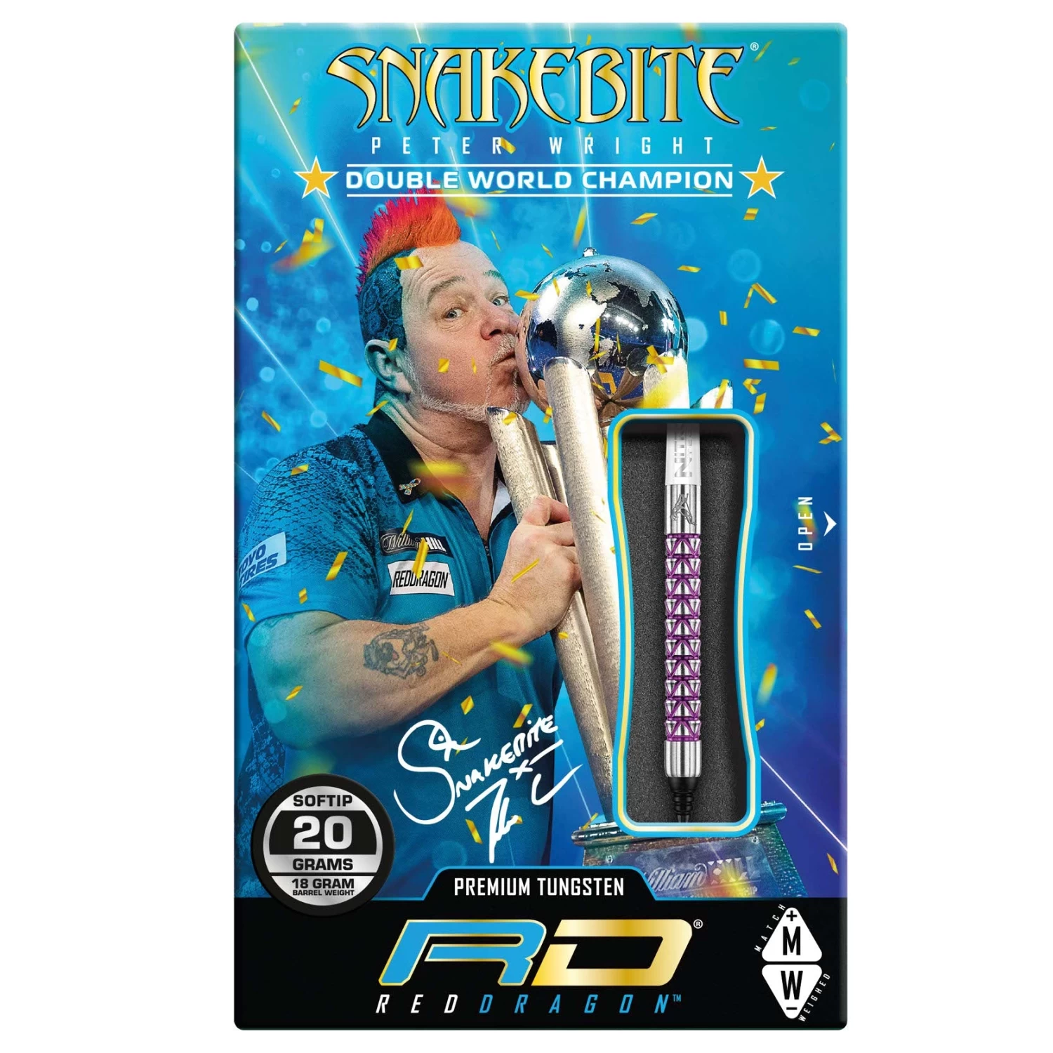 Red Dragon Darts Peter Wright Vyper Soft Tip - Image 4