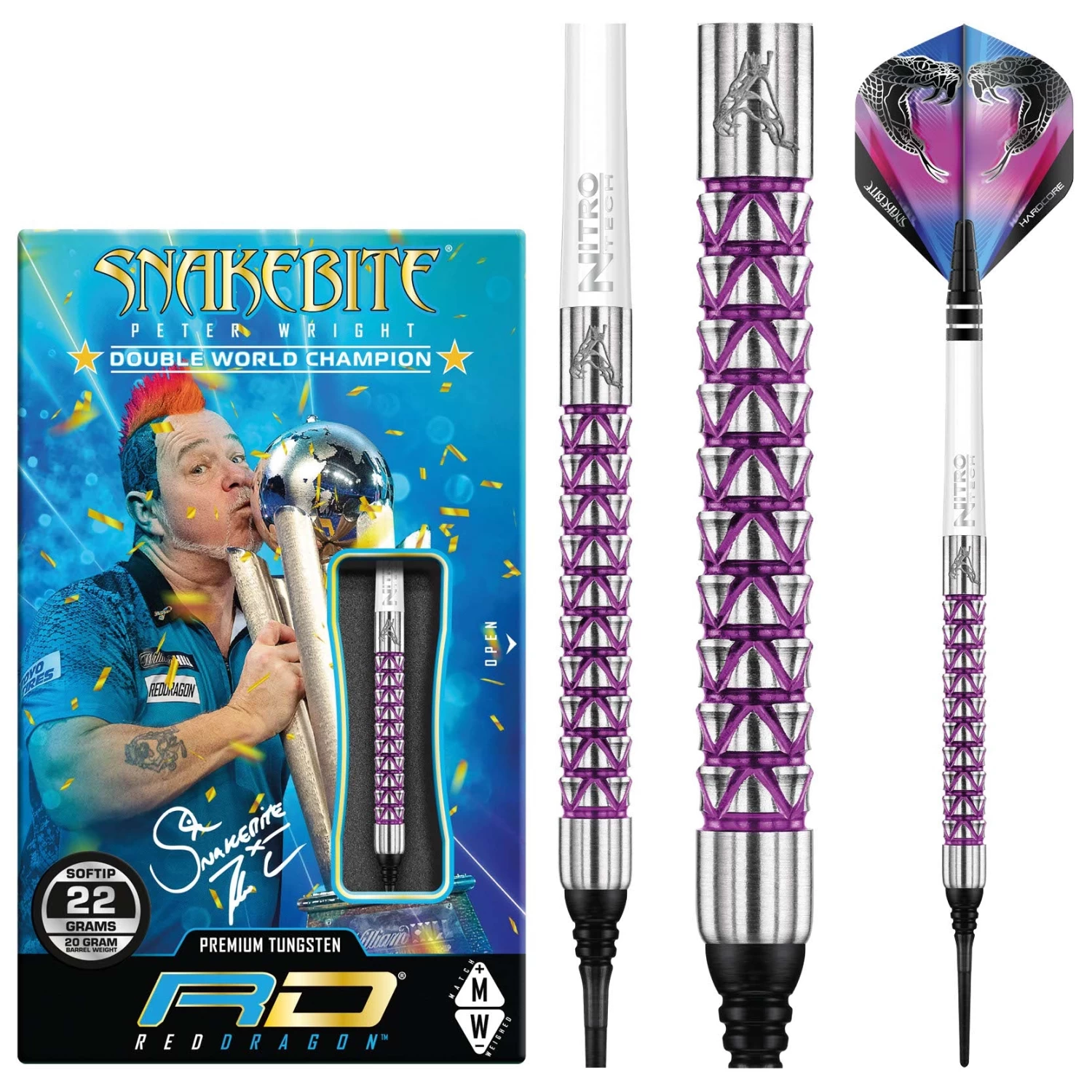 Red Dragon Darts Peter Wright Vyper Soft Tip - Image 8