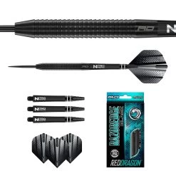 Red Dragon Darts Razor Edge Black -Pro Dart Shop RDD2134RazorEdgeBlack 20g Image5