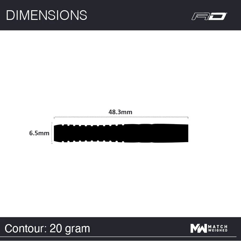 Red Dragon Darts Gerwyn Price Iceman Contour Soft Tip 7 Red Dragon Darts Gerwyn Price Iceman Contour Soft Tip - Image 7