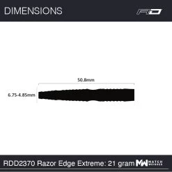 Red Dragon Darts Razor Edge Extreme -Pro Dart Shop RDD2370 RazorEdgeExtreme21g Image7