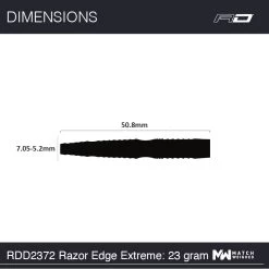 Red Dragon Darts Razor Edge Extreme -Pro Dart Shop RDD2372 RazorEdgeExtreme23g Image7