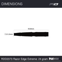 Red Dragon Darts Razor Edge Extreme -Pro Dart Shop RDD2373 RazorEdgeExtreme24g Image7 00fda820 a466 42d7 a0b5 3618f2569ba7