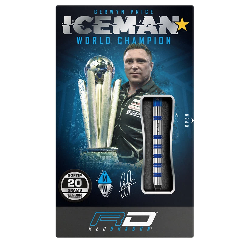 Red Dragon Darts Gerwyn Price Iceman Challenger Soft Tip 4 Red Dragon Darts Gerwyn Price Iceman Challenger Soft Tip - Image 4