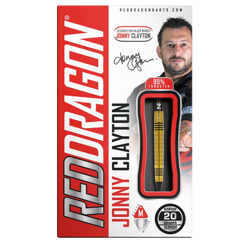 Red Dragon Darts Jonny Clayton Gold Soft Tip - Image 4