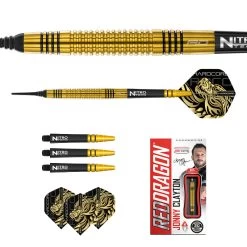 Red Dragon Darts Jonny Clayton Gold Soft Tip -Pro Dart Shop RDD2394 Jonny 20Clayton 20Gold 2020g 20Softip 20 20Image 205