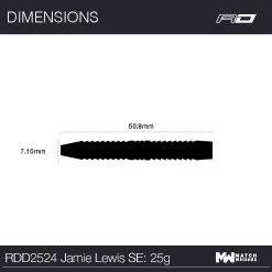 Red Dragon Darts Jamie Lewis SE -Pro Dart Shop RDD2524 Jamie Lewis SE 25g image 7 1671625213