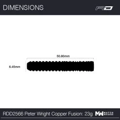 Red Dragon Darts Peter Wright Copper Fusion 17 Red Dragon Darts Peter Wright Copper Fusion -Pro Dart Shop RDD2566 Peter Wright 23g Image7 1680773406