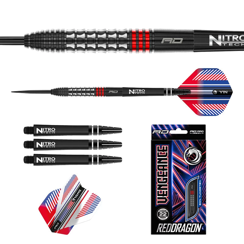 Red Dragon Darts Vengeance Red 5 Red Dragon Darts Vengeance Red - Image 5