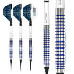 Red Dragon Darts Luke Humphries TX3 Cool Blue S.E. Soft Tip -Pro Dart Shop RDD2662LukeHumphries TX3CoolBlueSESoftip18g Image6