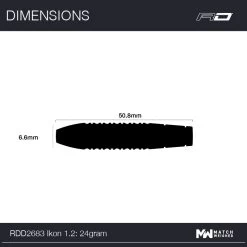 Red Dragon Darts Ikon 1.2 -Pro Dart Shop RDD2683 Ikon1.224gSteeltip Image7