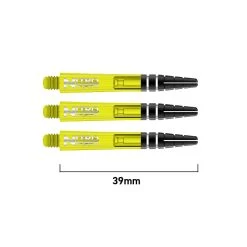 Red Dragon Darts Nitrotech Shafts -Pro Dart Shop RDD C795NitrotechIntermediate Yellow Image 1