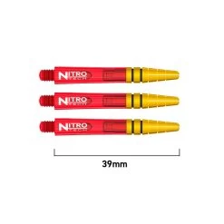 Red Dragon Darts Nitrotech Gold Shafts -Pro Dart Shop RDD C801 Nitrotech Intermediate Red with Gold Top Image 1 1673960409