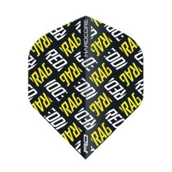 Red Dragon Darts Yellow And White Red Dragon Logo Hardcore XT Standard -Pro Dart Shop RDD F6817 Hardcore XT Yellow and White Red Dragon Logo Image3 1670257207