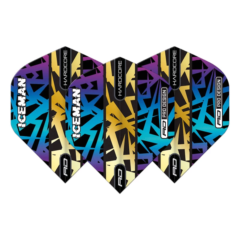 Red Dragon Darts Gerwyn Price Rainbow & Gold Hardcore Premium Standard - Image 2