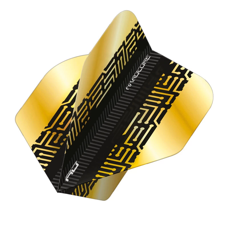 Red Dragon Darts Gold & Black Maze Hardcore Premium Standard