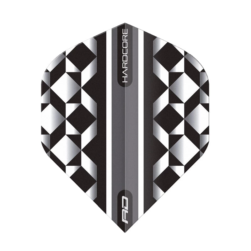 Red Dragon Darts White & Black Geometric Hardcore Radical Standard 3 Red Dragon Darts White & Black Geometric Hardcore Radical Standard - Image 3