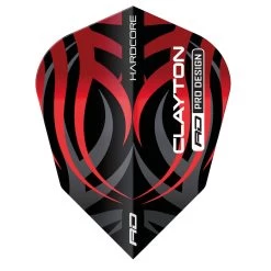 Red Dragon Darts Jonny Clayton Black & Red Tribal Hardcore V Standard -Pro Dart Shop RDD F6852 20New 20Shape 20Flights 20Jonny 20Clayton 20Black 20Red 20Tribal3