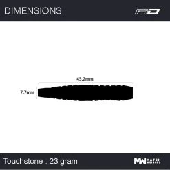 Red Dragon Darts Touchstone Torpedo -Pro Dart Shop Touchstone 23g Image 7 1620978606