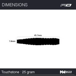 Red Dragon Darts Touchstone Torpedo -Pro Dart Shop Touchstone 25g Image 7 1620978610