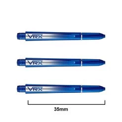 Red Dragon Darts VRX Shafts -Pro Dart Shop VRX Short Blue
