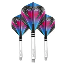 Red Dragon Darts Flight & Shaft Combo - Snakebite Design