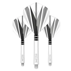 Red Dragon Darts Flight & Shaft Combo - Nitrotech Black & Grey