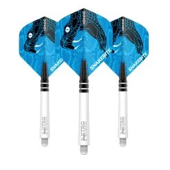 Red Dragon Darts Peter Wright Snakebite Ionic Blue Combo