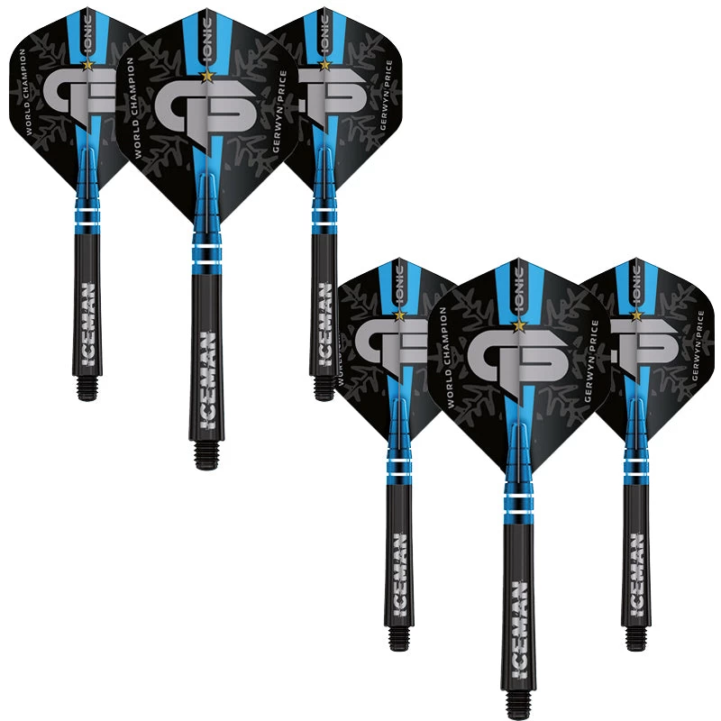 Red Dragon Darts Gerwyn Price World Champion SE Flight & Black Shaft Combo - Image 2