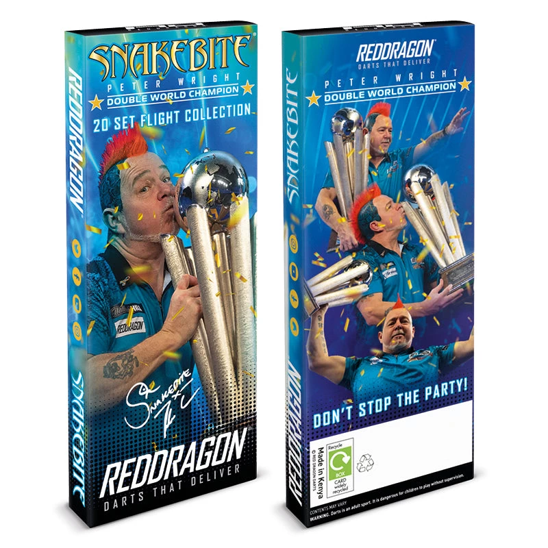 Red Dragon Darts Peter Wright Snakebite Double World Champion Flight Collection 8 Red Dragon Darts Peter Wright Snakebite Double World Champion Flight Collection - Image 8