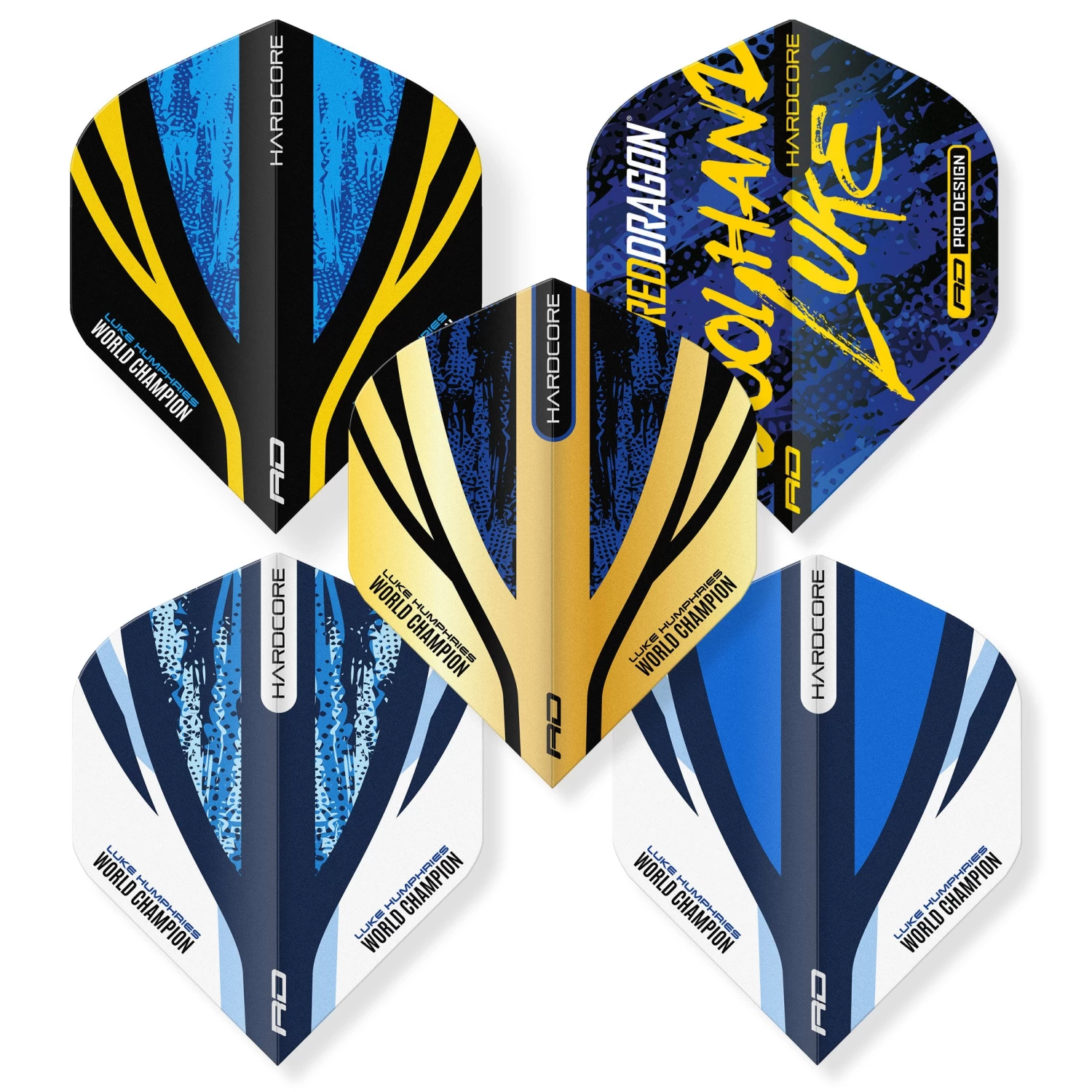 Red Dragon Darts Luke Humphries World Champion Hardcore Flight Collection 8 Red Dragon Darts Luke Humphries World Champion Hardcore Flight Collection - Image 8