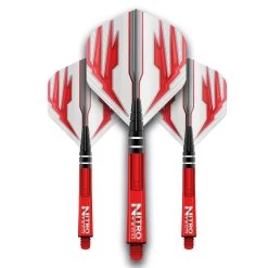 Red Dragon Darts Flight & Shaft Combo - Nitrotech Red