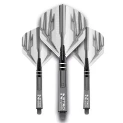 Red Dragon Darts Flight & Shaft Combo - Nitrotech Grey