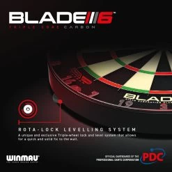 Winmau Winmau Blade 6 Triple Core Dartboard 12 Winmau Winmau Blade 6 Triple Core Dartboard -Pro Dart Shop blade6tc pdc image 6