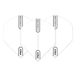 Red Dragon Darts White Hardcore Standard -Pro Dart Shop f6157 hardcore xt plain white image 1