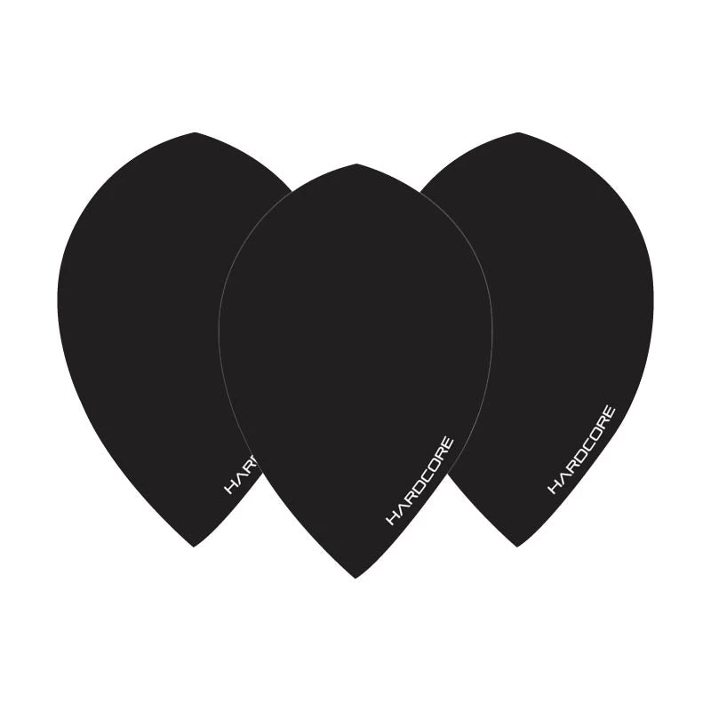 Red Dragon Darts Black Hardcore Oversized Pear 2 Red Dragon Darts Black Hardcore Oversized Pear - Image 2