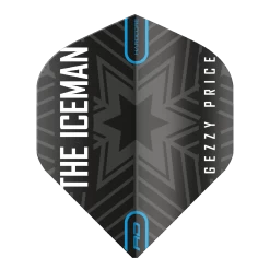Red Dragon Darts Gerwyn Price Black & Grey Snowflake Logo Hardcore Standard -Pro Dart Shop f6479 x 1