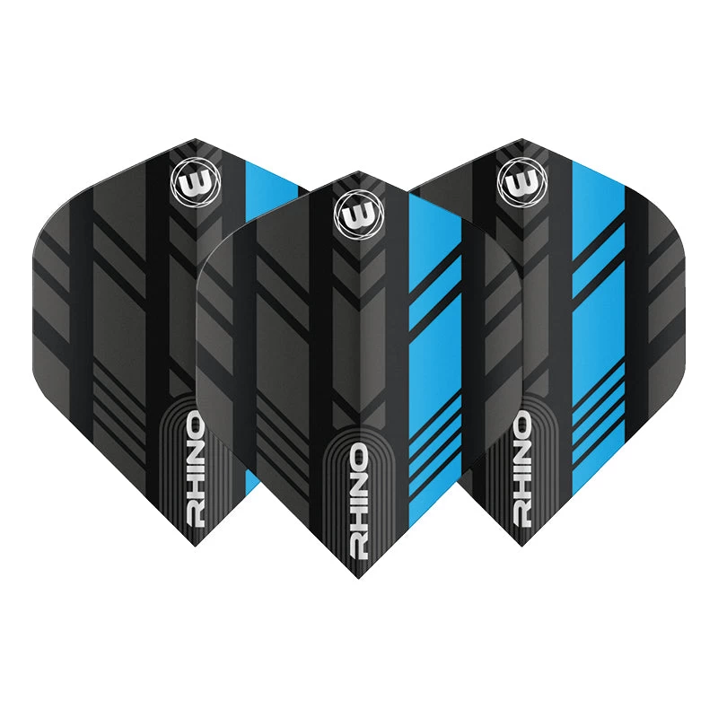 Winmau Black & Blue Rhino Standard 2 Winmau Black & Blue Rhino Standard - Image 2