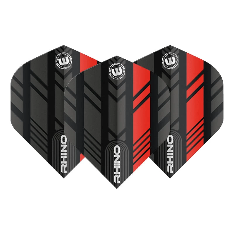 Winmau Black & Red Rhino Standard 2 Winmau Black & Red Rhino Standard - Image 2