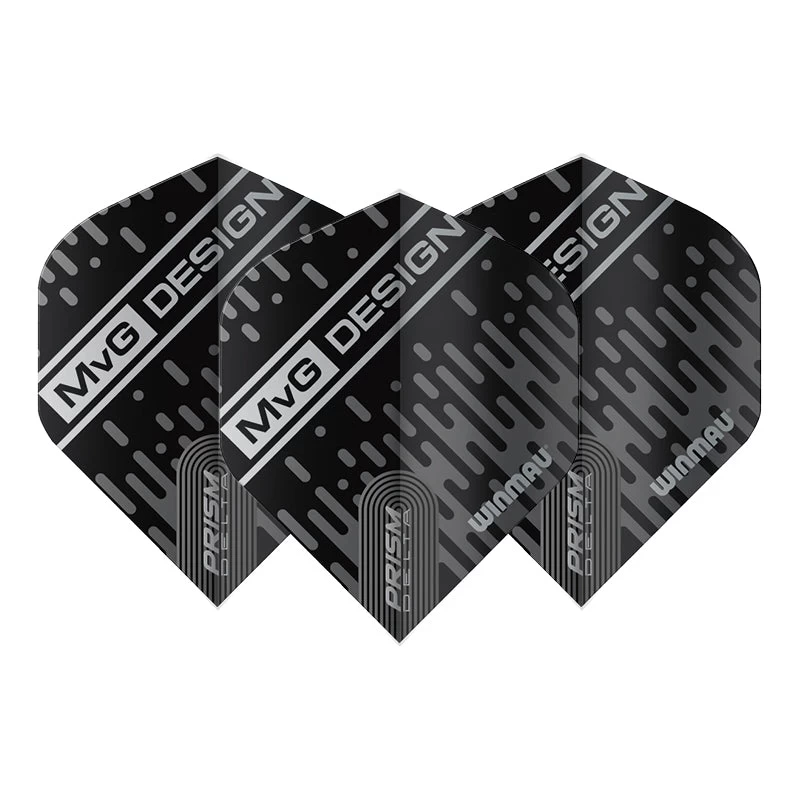 Winmau MvG Design Black & Grey Prism Delta Standard 2 Winmau MvG Design Black & Grey Prism Delta Standard - Image 2