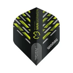 Winmau MVG Black, Green & Grey Chevron Prism Alpha Standard -Pro Dart Shop f6548 x 1