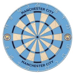 Red Dragon Darts Manchester City Football Club Dartboard