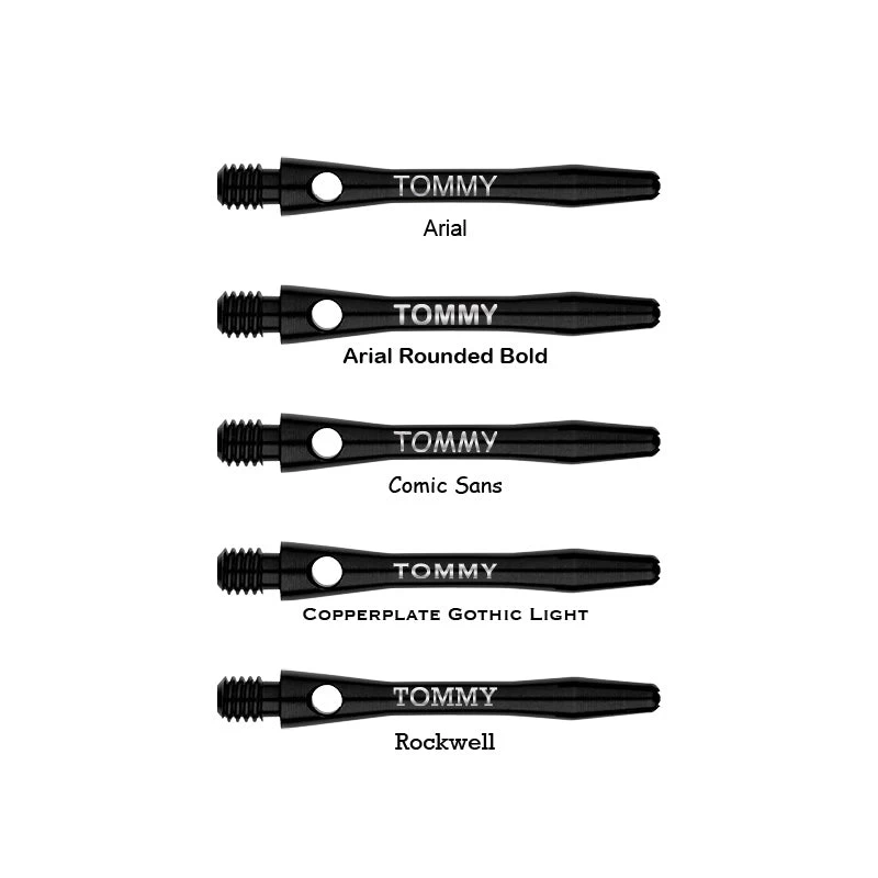 Red Dragon Darts Personalised Shafts - Anodised Aluminium Short 4 Red Dragon Darts Personalised Shafts - Anodised Aluminium Short - Image 4