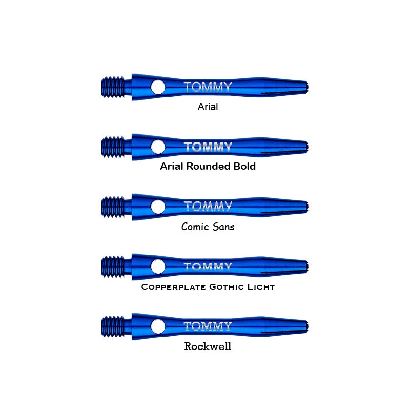 Red Dragon Darts Personalised Shafts - Anodised Aluminium Short 5 Red Dragon Darts Personalised Shafts - Anodised Aluminium Short - Image 5